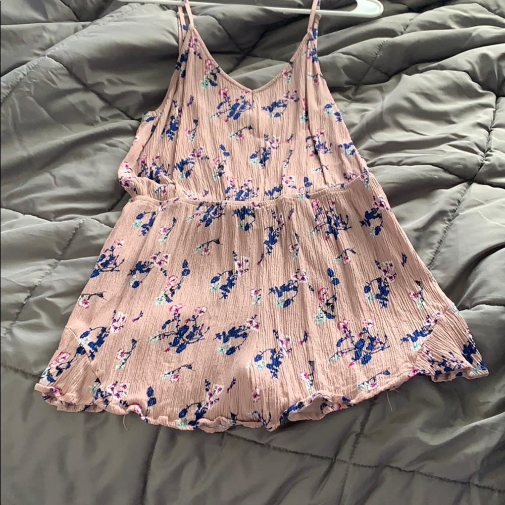 Pink summer romper